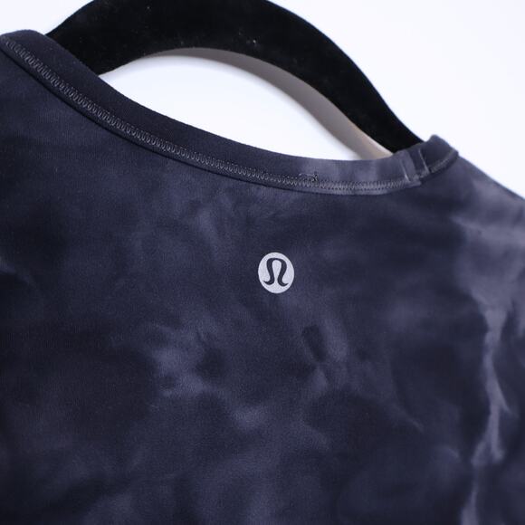 LULULEMON All It Takes Short Sleeve Diamond Dye Pitch Graphite Grey Women's 4 - Picture 5 of 6